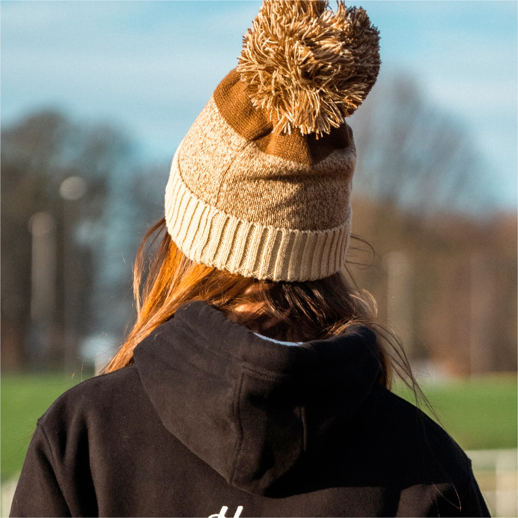 2026 HUUB Bobble Hat BOBHATOC - Oatmeal / Chocolate